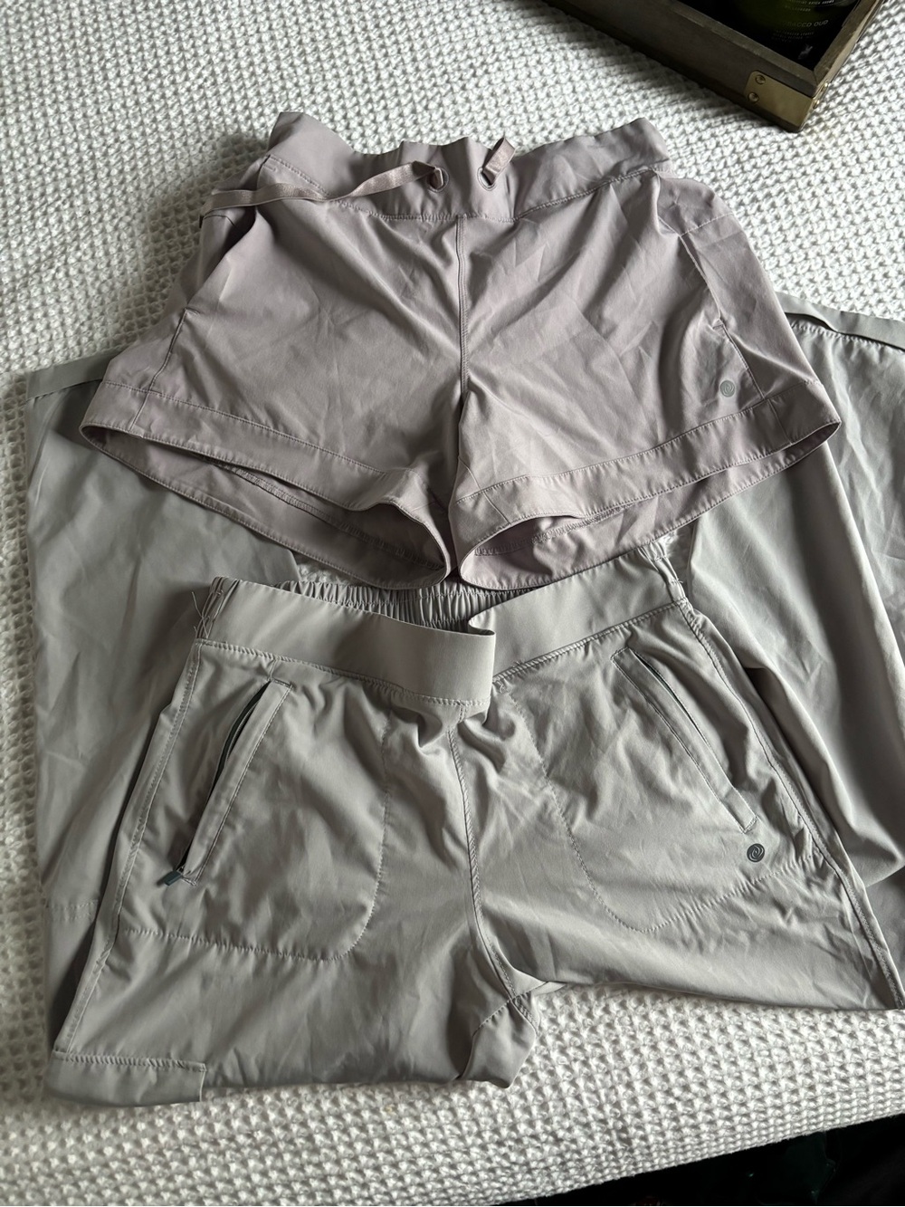 Women’s Athletic Shorts in Light Taupe – Everyday Performance